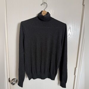 Ralph Lauren purple label Charcoal Sweater 100% cashmere made in Italy size S